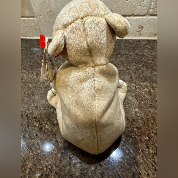 Ty Beanie Baby Almond The Bear DOB April 14, 1999 - Picture 5 of 8